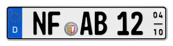 Saisonkennzeichen NF für NordFriesland online bestellen