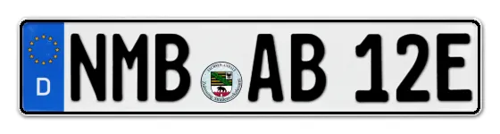 E-Kennzeichen NauMBurg online bestellen