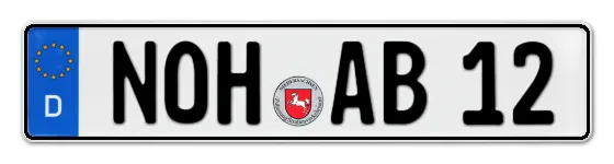 Autokennzeichen NOrdHorn