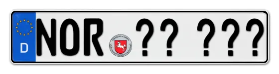 Wunschkennzeichen Norden reservieren