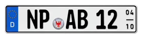 Saisonkennzeichen NeurupPin Saisonkennzeichen NP für NeurupPin online bestellen