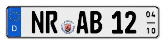 Saisonkennzeichen NR für Neuwied am Rhein online bestellen