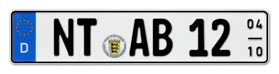 Saisonkennzeichen NT für NürTingen online bestellen