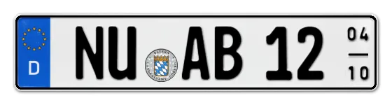 Saisonkennzeichen NU für Neu-Ulm als Wunschkennzeichen online bestellen