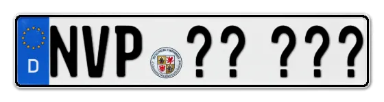 Wunschkennzeichen Nordvorpommern reservieren