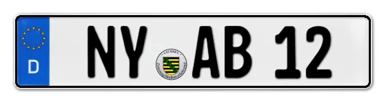 Autokennzeichen NieskY