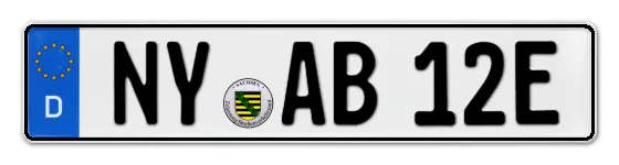 E-Kennzeichen NieskY online bestellen