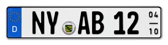 Saisonkennzeichen NY für NieskY online bestellen