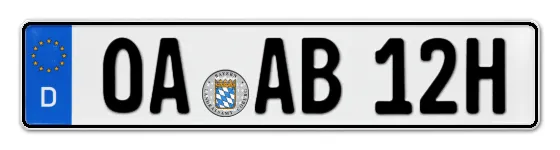 H-Kennzeichen OA online bestellen