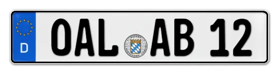 Autokennzeichen OstALlgäu
