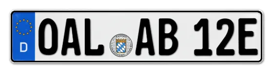 E-Kennzeichen OstALlgäu online bestellen