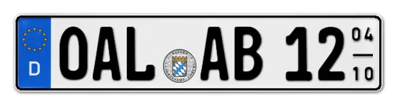 Saisonkennzeichen OAL für OstALlgäu online bestellen