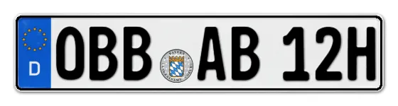 H-Kennzeichen OBB online bestellen