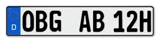 H-Kennzeichen OBG online bestellen