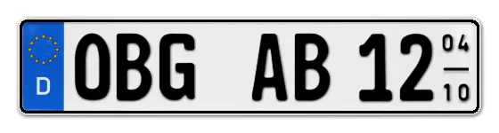 Saisonkennzeichen OBG für OsterBurG online bestellen