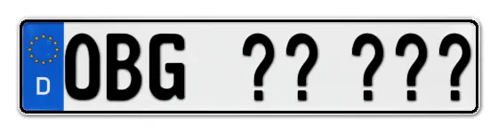 Wunschkennzeichen Osterburg reservieren