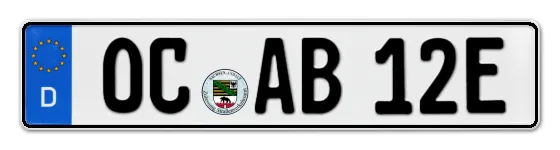 E-Kennzeichen OsChersleben online bestellen