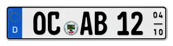 Saisonkennzeichen OC für OsChersleben online bestellen