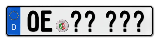 WunschKennzeichen Olpe Wunschkennzeichen Olpe reservieren