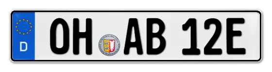 E-Kennzeichen OstHolstein online bestellen