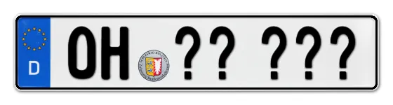 WunschKennzeichen Ostholstein Wunschkennzeichen Ostholstein reservieren
