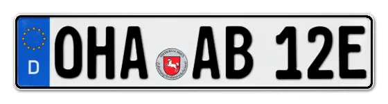 E-Kennzeichen Osterode am HArz online bestellen