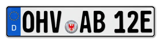 E-Kennzeichen OberHaVel online bestellen