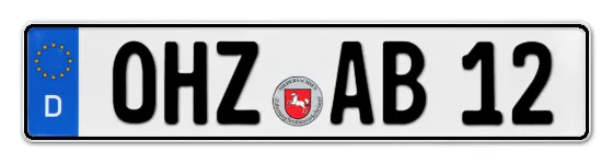 Autokennzeichen OsterHolZ