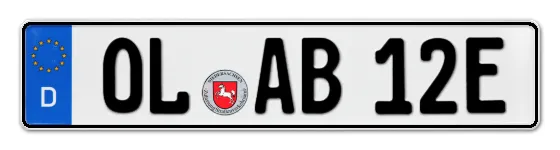 E-Kennzeichen OLdenburg als Wunschkennzeichen online reservieren