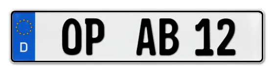 Autokennzeichen OPladen