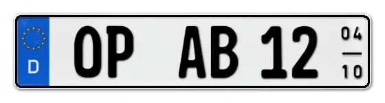 Saisonkennzeichen OP für OPladen online bestellen