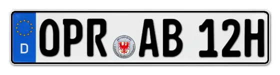 H-Kennzeichen OPR online bestellen