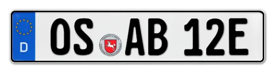 E-Kennzeichen OSnabrück online bestellen