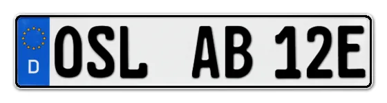 E-Kennzeichen OberSpreewald, Lausitz online bestellen