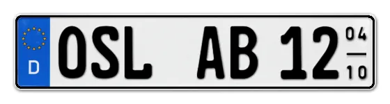 Saisonkennzeichen OSL für OberSpreewald, Lausitz online bestellen