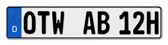 H-Kennzeichen OTW online bestellen