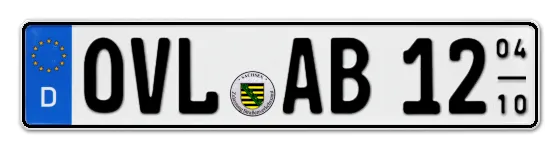 Saisonkennzeichen OVL für OberVogtLand online bestellen