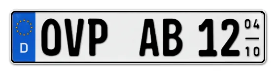Saisonkennzeichen OVP für OstVorPommern online bestellen