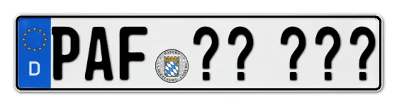 WunschKennzeichen Pfaffenhofen Wunschkennzeichen Pfaffenhofen reservieren