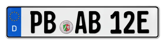 E-Kennzeichen PaderBorn online bestellen