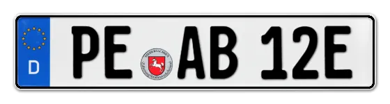 E-Kennzeichen PEine online bestellen