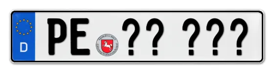 Wunschkennzeichen Peine reservieren