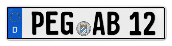 Autokennzeichen PEGnitz