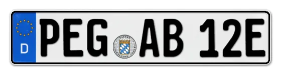 E-Kennzeichen PEGnitz online bestellen