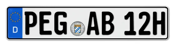 H-Kennzeichen PEG online bestellen
