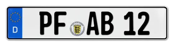 Autokennzeichen PForzheim