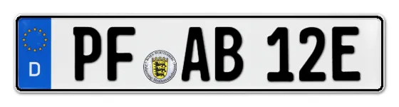 E-Kennzeichen PForzheim online bestellen