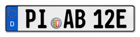 E-Kennzeichen PInneberg online bestellen