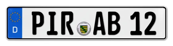 Autokennzeichen PIRna