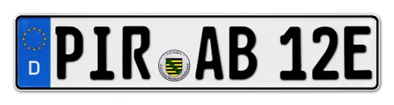 E-Kennzeichen PIRna online bestellen
